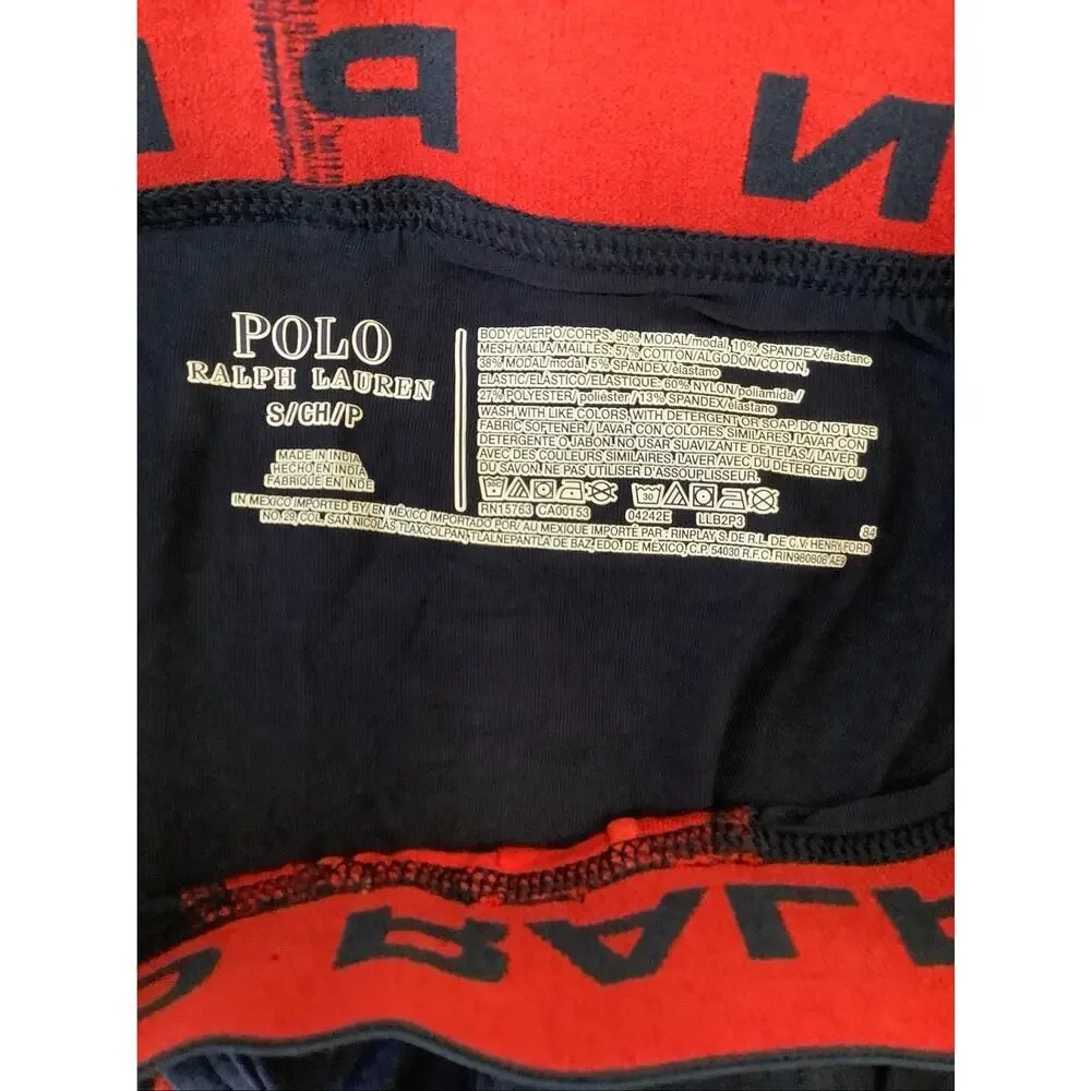 Polo Ralph Lauren Men's S Blue Perfect Flex Pouch Boxer Briefs C15-3